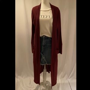 EVEREVE PEYTON JENSEN DUSTER CARDIGAN